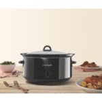 Crockpot™ 8-Quart Slow Cooker, Manual, Black