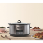 Crockpot™ 8-Quart Slow Cooker, Programmable, Black Stainless Collection
