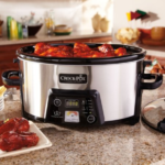 Crockpot™ 6.0-Quart Heat-Saver™ Cook & Carry™ Slow Cooker, Programmable, Stainless Steel