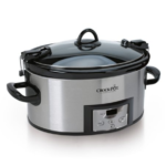 Crockpot™ 6.0-Quart Cook & Carry™ Slow Cooker, Programmable, Stainless Steel