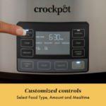 Crockpot™ 6-Quart Slow Cooker with MyTime™ Technology, Programmable Slow Cooker, Stainless Steel