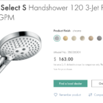 3 New Hansgrohe Shower items