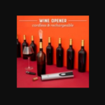 Oster® 4-in-1 Wine Kit with Rechargeable Wine Bottle Opener, Wine Pourer, Vacuum Wine Stoppers, and Foil Cutter