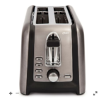 Oster® Black Stainless Collection 4-Slice Long Slot Toaster