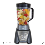 Oster® Pro 1200 Blender with 3 Pre-Programmed Settings and 5-Cup Food Processor, Gray