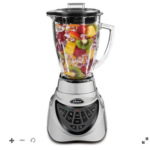 Oster® Pro 500 Blender with 2 Pre-Programmed Settings and 6-Cup Glass Jar, Brushed Nickel