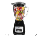 Oster® Easy-to-Use Blender with 5-Speeds and 6-Cup Glass Jar, Black