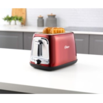 Oster® 2-Slice Toaster with Advanced Toast Technology, Candy Apple Red