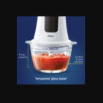 Oster® 3-Cup Mini Food Chopper with Glass Bowl, for Kitchen Prep