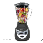 Oster® Precise Blend 700 Blender with Food Chopper and 6-Cup Glass Jar, Gray