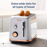 Oster® 2 Slice Toaster, Metropolitan Collection with Rose Gold Accents