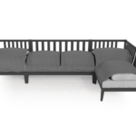 Aluminum Outdoor L Sectional - 5 Seat