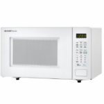 1.4 cu. ft. 1000W Sharp White Countertop Microwave Oven (ZSMC1441CW)