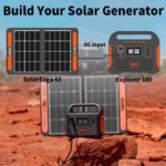 Solar Generator 160 ( Jackery 160 + SolarSaga 60W)