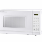0.7 cu. ft. 700W Sharp White Carousel Countertop Microwave Oven (SMC0710BW)