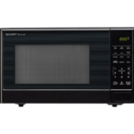 1.1 cu. ft. 1000W Sharp Black Carousel Countertop Microwave Oven (SMC1111AB)