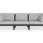 Aluminum Outdoor Sofa - 3 Seat