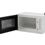 1.5 cu. ft. 1100W White Sharp Over-the-Counter Carousel Microwave Oven (R1211TY)