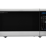 1.4 cu. ft. 1000W Sharp Black Carousel Countertop Microwave Oven (SMC1443CM)