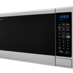 1.4 cu. ft. 1000W Sharp Black Carousel Countertop Microwave Oven (SMC1443CM)