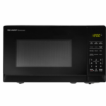  0.7 cu. ft. 700W Sharp Black Carousel Countertop Microwave Oven (SMC0710BB)