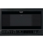 1.5 cu. ft. 1100W Black Sharp Over-the-Counter Carousel Microwave Oven (R1210TY)
