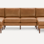 Arch Nomad Leather Double Chaise Sectional