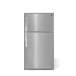 Kenmore 70615 18 cu. ft. Top Freezer Refrigerator with Ice Maker Pre-Installed - Fingerprint Resistant Stainless Steel