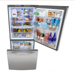 Kenmore Elite 79023 22.1 cu. ft. Bottom-Freezer Refrigerator - Stainless Steel