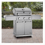 Kenmore Elite 3-Burner Dual-Fuel Gas Grill with Individual Electronic Ignition System