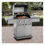 Kenmore Elite 3-Burner Dual-Fuel Gas Grill with Individual Electronic Ignition System