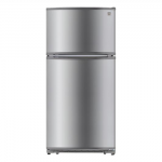 Kenmore 69335 18 cu ft Top-Freezer Refrigerator with Glass Shelves and Deli Drawer - Fingerprint Resistant Stainless Steel