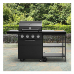 Kenmore 4-Burner Gas Grill with Side Cart