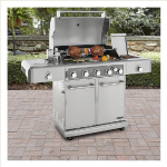 Kenmore Elite 5-Burner Dual Fuel Gas Grill with Motorized Rotisserie Kit - Stainless Steel *Limited Availability