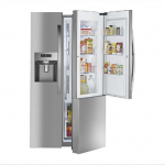 Kenmore Elite 51863 Counter-Depth Side-by-Side Refrigerator w/ Grab-N-Go™ - Stainless