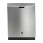 Kenmore Elite 14743 Dishwasher with Turbo Zone/360 Power Wash Spray Arm - Stainless Steel