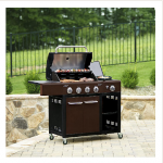 Kenmore 4-Burner Mocha LP Gas Grill with Storage *Limited Availability