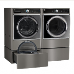 Kenmore Elite 91983 9.0 cu. ft. Smart Gas Dryer w/ Accela Steam Technology – Metallic Silver