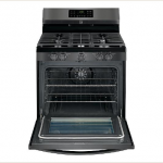 Kenmore 74457 5 cu. ft. Gas Range with Convection - Black Stainless Steel