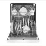Kenmore 13222 Dishwasher with Steel Tub/Power Wave Spray Arm - White Exterior with Stainless Steel Tub at 50 dBa