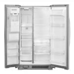 Kenmore 51335 25 cu. ft. Side-by-Side Fingerprint Resistant Refrigerator with SpaceSaver™ - Stainless Steel