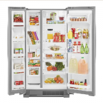 Kenmore 41133 21 cu. ft. Side-by-Side Refrigerator - Stainless Steel