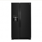Kenmore 50049 25 cu. ft. Side-by-Side Refrigerator with Ice & Water Dispenser - Black