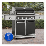 Kenmore Elite 5-Burner Dual Fuel Gas Grill with Motorized Rotisserie Kit