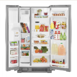 Kenmore 51753 21 cu. ft. Side-by-Side Refrigerator with Ice & Water - Stainless Steel