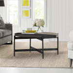 Armen Living Dua Round Coffee Table