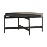 Armen Living Dua Round Coffee Table