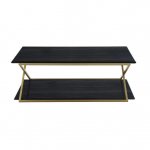 Westlake Coffee Table with Brushed Gold Legs