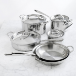 Signature Thermo-Clad™ Stainless-Steel 10-Piece Cookware Set