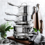 Signature Thermo-Clad™ Stainless-Steel 10-Piece Cookware Set